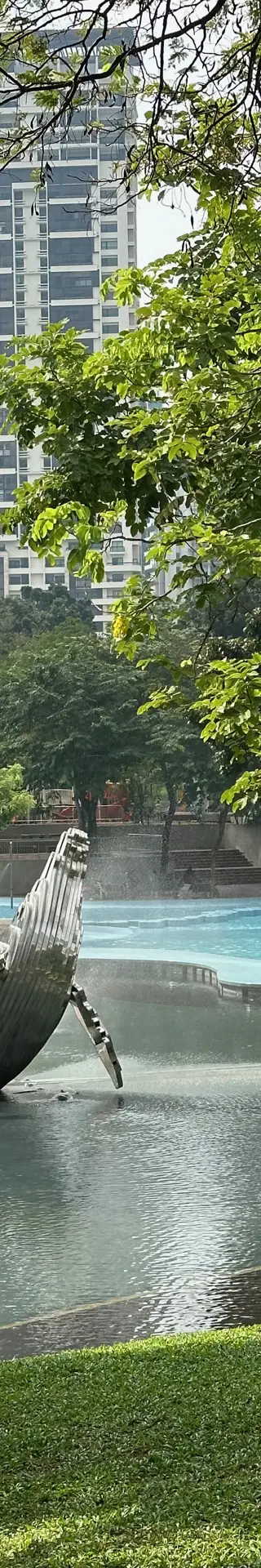 Spielen im Park – vor den Zwillingstürmen